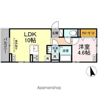 D’BLESS横濱赤門通り【2階】の間取り