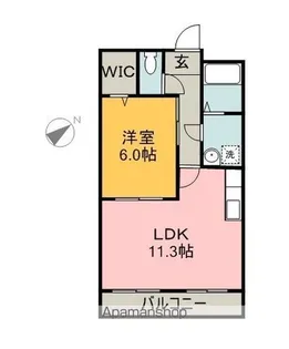 グランデージ北島【1階】の間取り