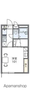 レオパレスMIYUKI【2階】の間取り