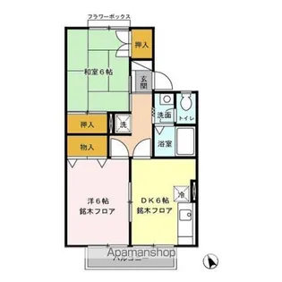 ソアニュー小山 A【2階】の間取り