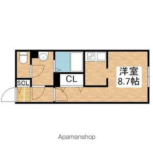 愛知県名古屋市昭和区御器所3丁目【マンション】の間取り