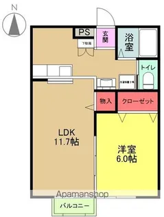 グランONE【2階】の間取り