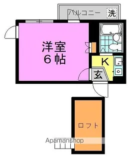 ホワイトパル【2階】の間取り