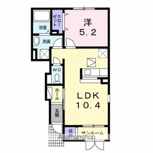 ローレル【1階】の間取り