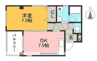 コーポMIKI【3階】の間取り