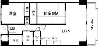 グリーングラス久米田【602号室】の間取り