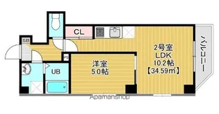 クラージュグラン院内【2階】の間取り