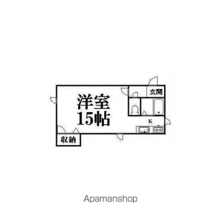 ハイツエルム【203号室】の間取り