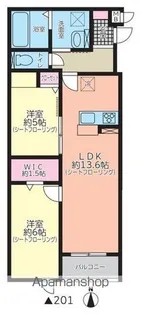 MOCXION MEIJO【2階】の間取り