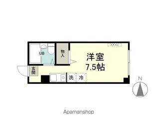 プレミアージュ【205号室】の間取り