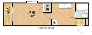 ハイツスバル【2階】の間取り