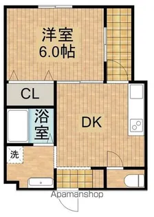 キャンパスCITY丸山【3階】の間取り
