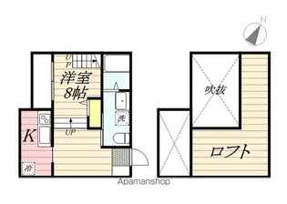 フルーネス井尻【102号室】の間取り