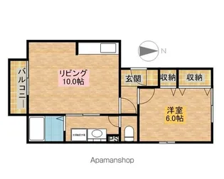 ヴィラ・ラフィーネ【2階】の間取り
