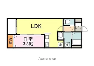 広島県福山市手城町4丁目【マンション】の間取り
