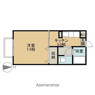 セフィラ中島丁【1階】の間取り