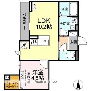 DーROOM 大和町【3階】の間取り