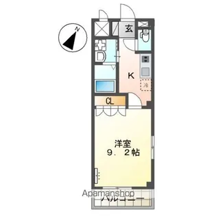 ハイツフロール【1階】の間取り