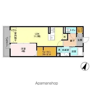 グランテージ 住居【2階】の間取り