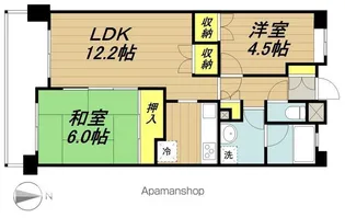 グレイスコート戸田【5階】の間取り