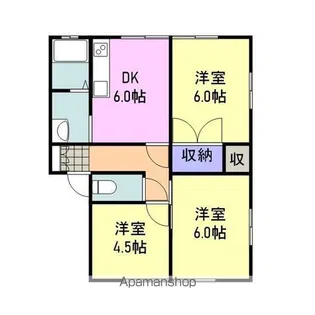 一刻館【203号室】の間取り