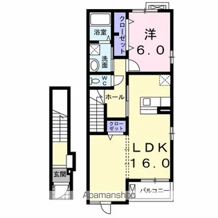 FLOWER【2階】の間取り