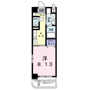 サニーソレイユ南蔵王【4階】の間取り