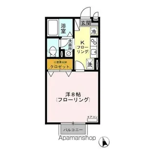 エクセレントタウン・村井 A【2階】の間取り