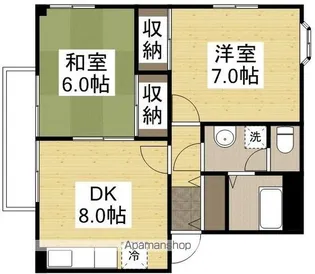 ローゼA【1階】の間取り