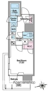 コンフォリア東新宿ステーションフロント【3階】の間取り
