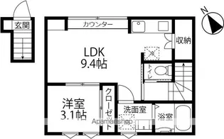 COLLIS(コルリス)【203号室】の間取り