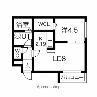 Harness南11条【2階】の間取り
