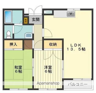 アピアⅡ【1階】の間取り