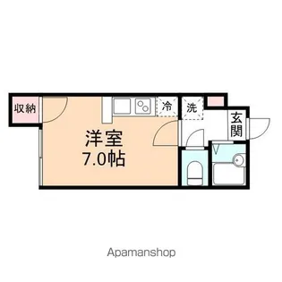 ハイ・アメニティ江尻【203号室】の間取り