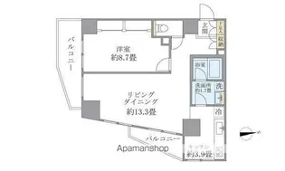 ISM石神井公園【3階】の間取り