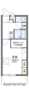 レオパレスサンシャイン【1階】の間取り