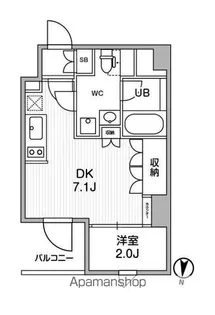ALTERNA押上【5階】の間取り