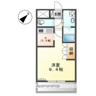 リヴェール【1階】の間取り