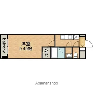 レジデンシア今池【7階】の間取り