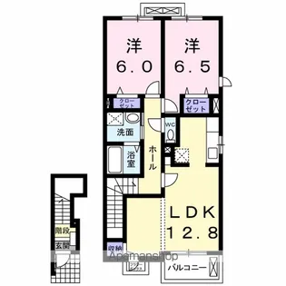 サンモリッツ C【2階】の間取り