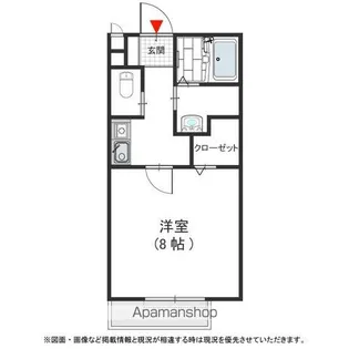 クオリア東茱萸木【107号室号室】の間取り