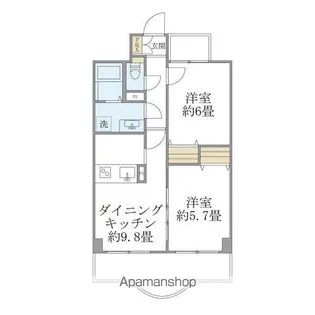 西船橋スクエアガーデン【7階】の間取り