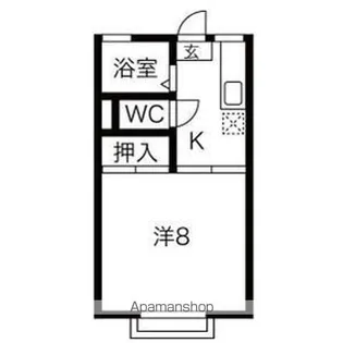 コーポエクセリーヌ【2階】の間取り