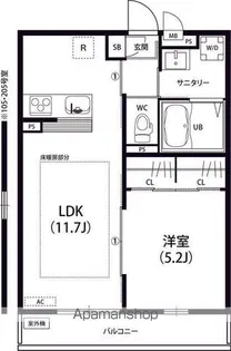 リブリ・アイリス【2階】の間取り