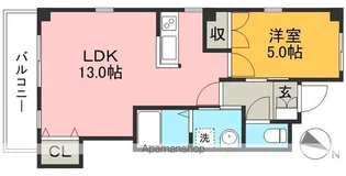 メゾン・メルシ【2階】の間取り