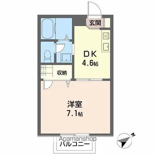 ティアラ藤【2階】の間取り