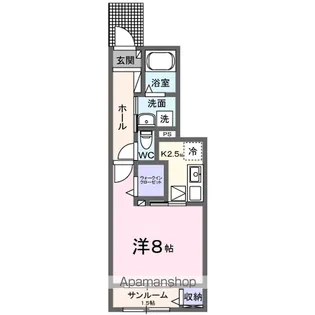 フォレストソレイユⅧ【1階】の間取り