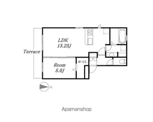 Ma Chanbre【1階】の間取り