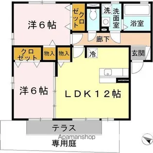 SORA【1階】の間取り