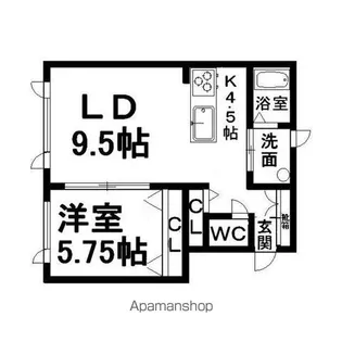 スプリングエステートⅡ【1階】の間取り